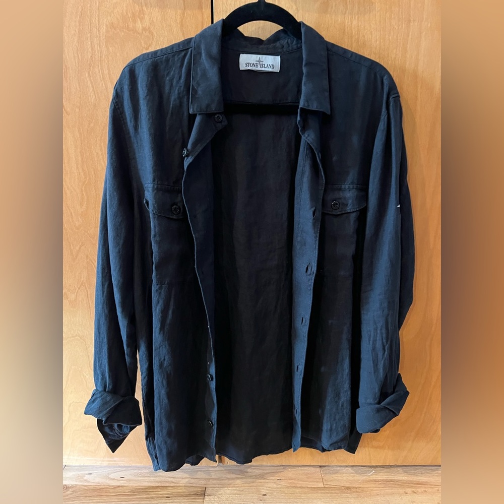 Stone Island - Linen Button-down (Large) - Never Worn